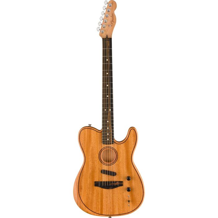 Fender American Acoustasonic Telecaster All Mahogany EB Natural, front view