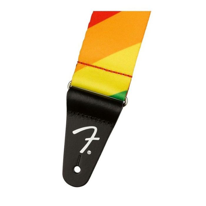 Fender George Harrison Rocky Polyester Strap, logo closeup