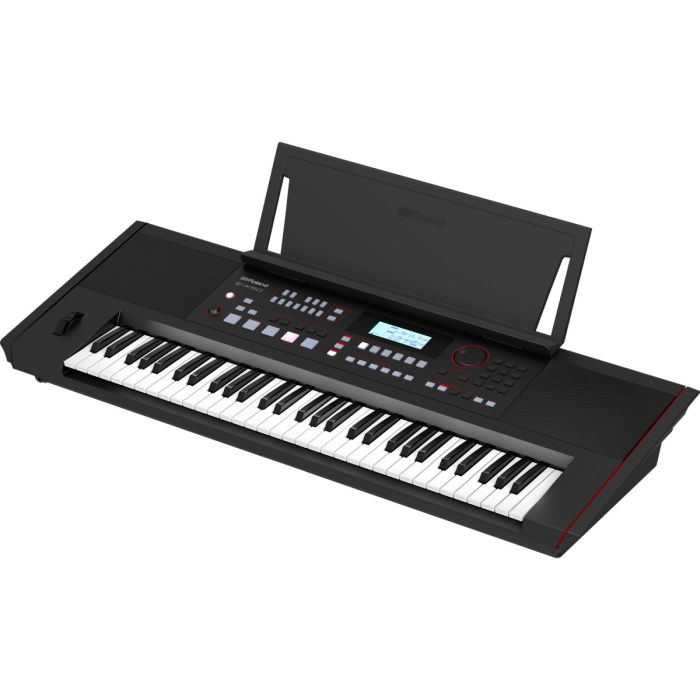 Roland E-X50 Arranger Keyboard  angle with rest