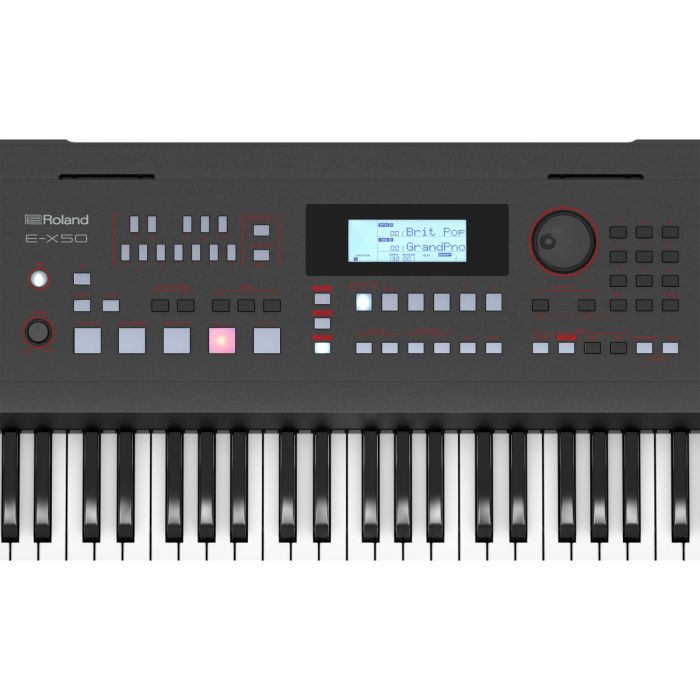 Roland E-X50 Arranger Keyboard  front zoom