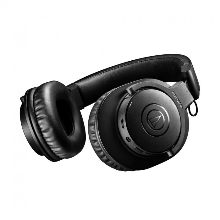 Bottom view of the Audio-Technica M20xBT Bluetooth Headphones, Black