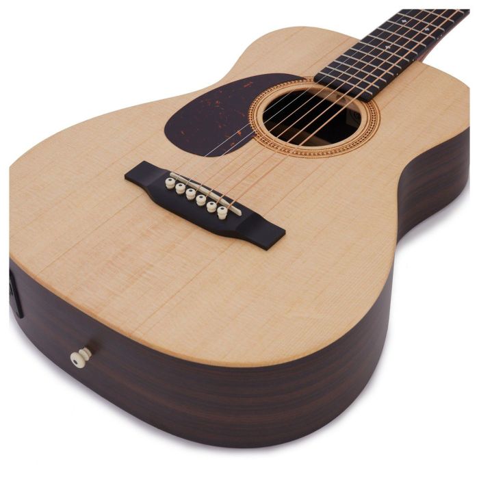 Martin LX1RE Electro-Acoustic Left Handed, Natural body angle