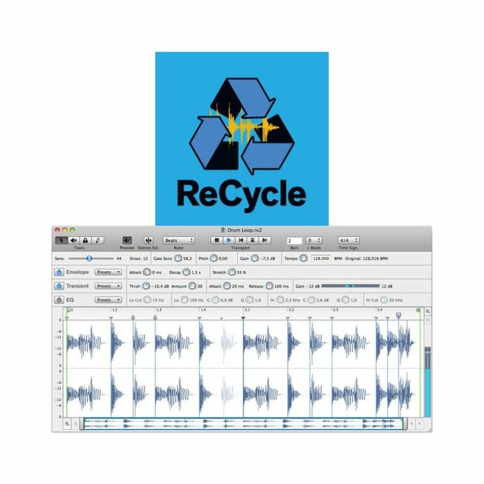 Overview of the Reason Studios ReCycle 2.2