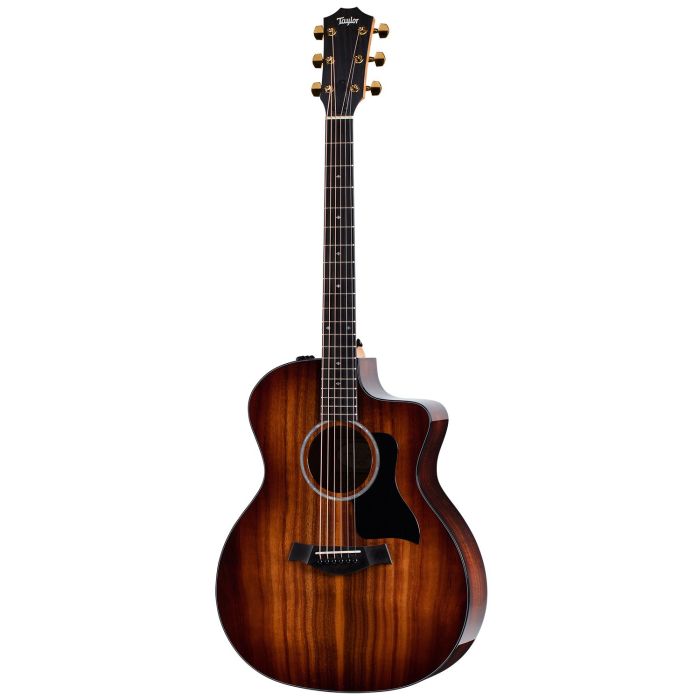 Taylor 224ce-K DLX Electro Acoustic, Shaded Edgeburst front view