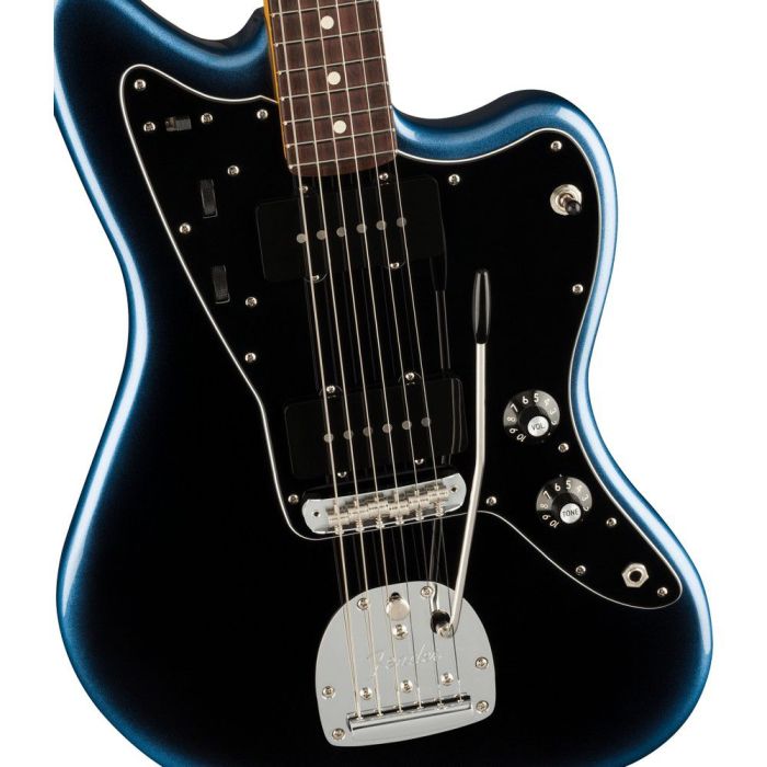 Fender American Professional II Jazzmaster, Dark Night body closeup