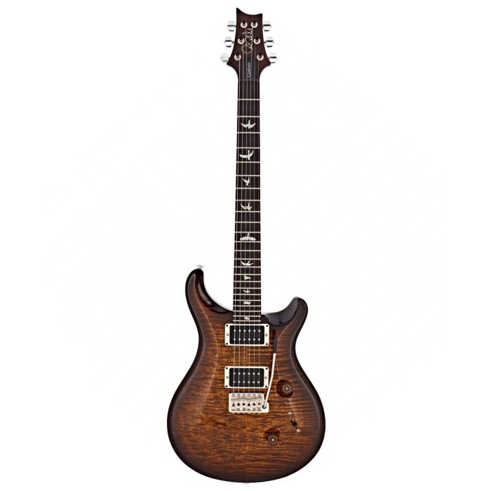 PRS Custom 24 Electric Guitar, Black Gold Burst front view