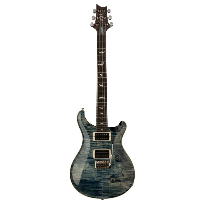 PRS Custom 24 Electric Guitar, Faded Whale Blue front view