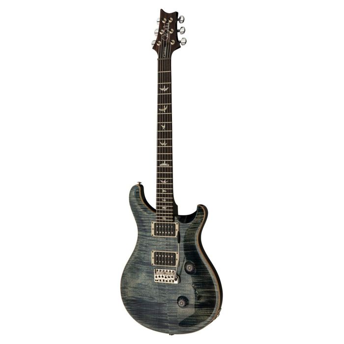 PRS Custom 24 Electric Guitar, Faded Whale Blue right-angled view