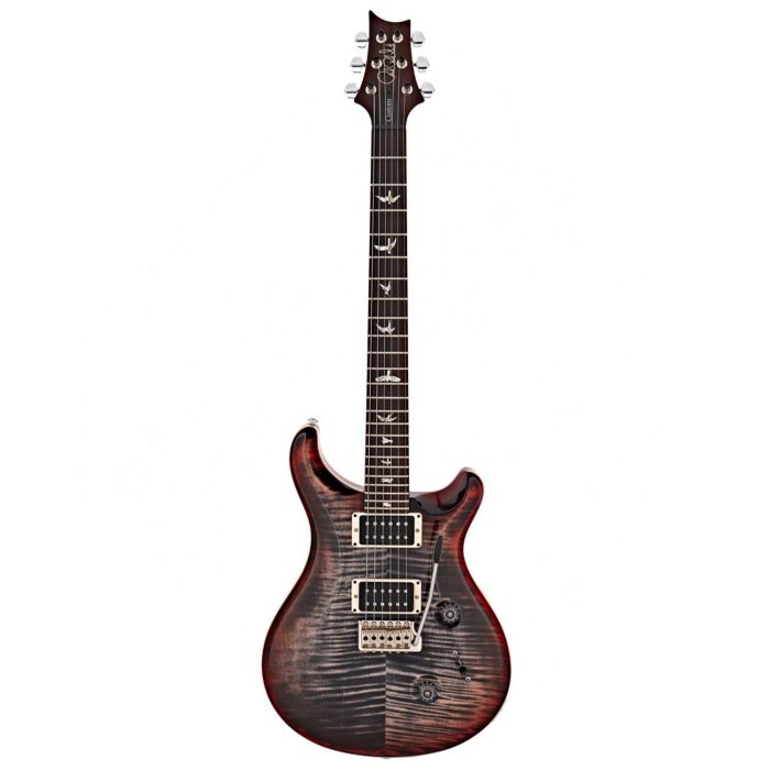 PRS Custom 24 Electric Guitar, Charcoal Cherry Burst front view