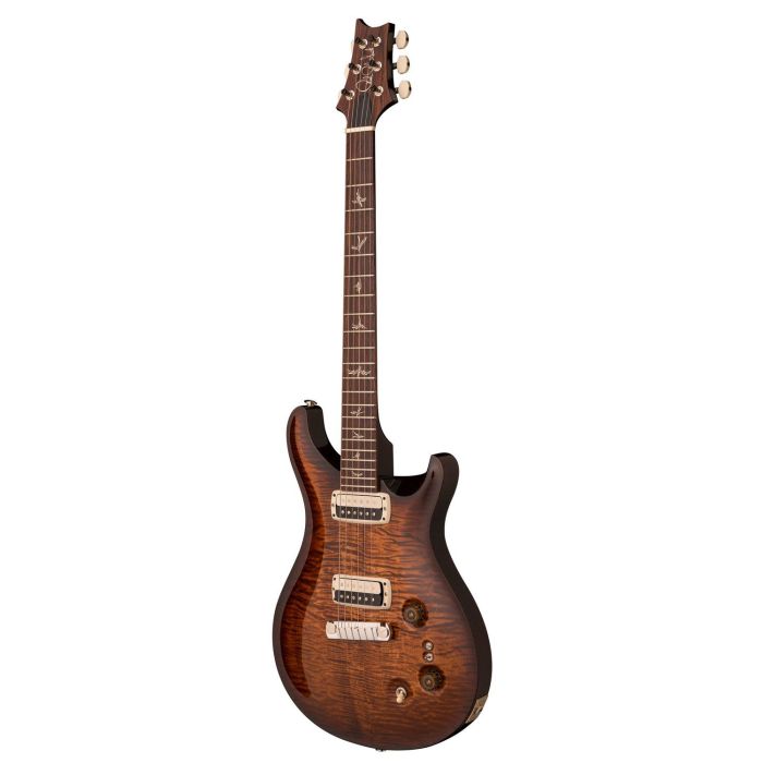 PRS Pauls Guitar, Black Gold Burst right-angled view