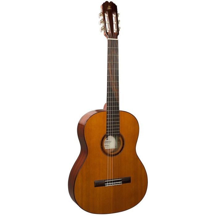 Admira 1908 Malaga Classical Guitar, Natural front view