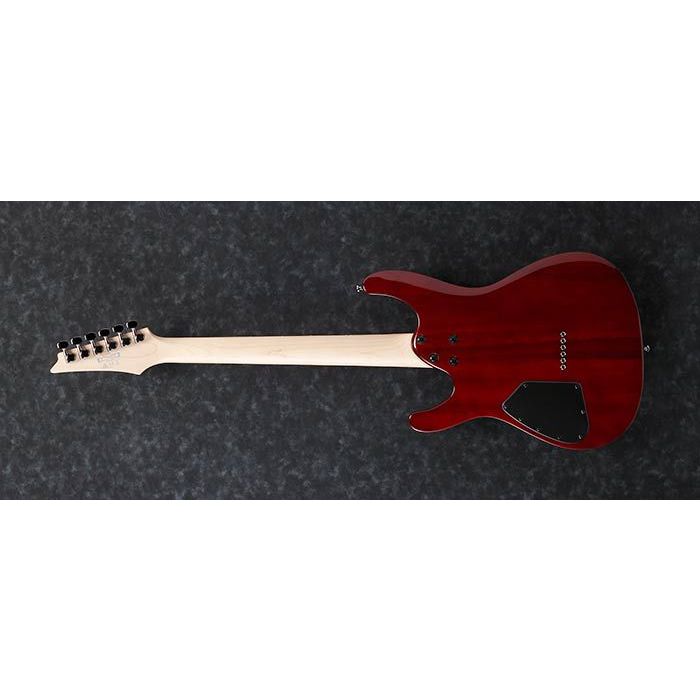 Ibanez S521 Electric Guitar, Blackberry Sunburst full rear view