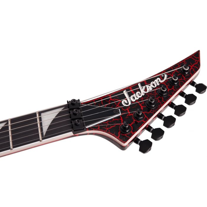 Jackson Pro Series Rhoads RR24 Crackle Front Headstock View