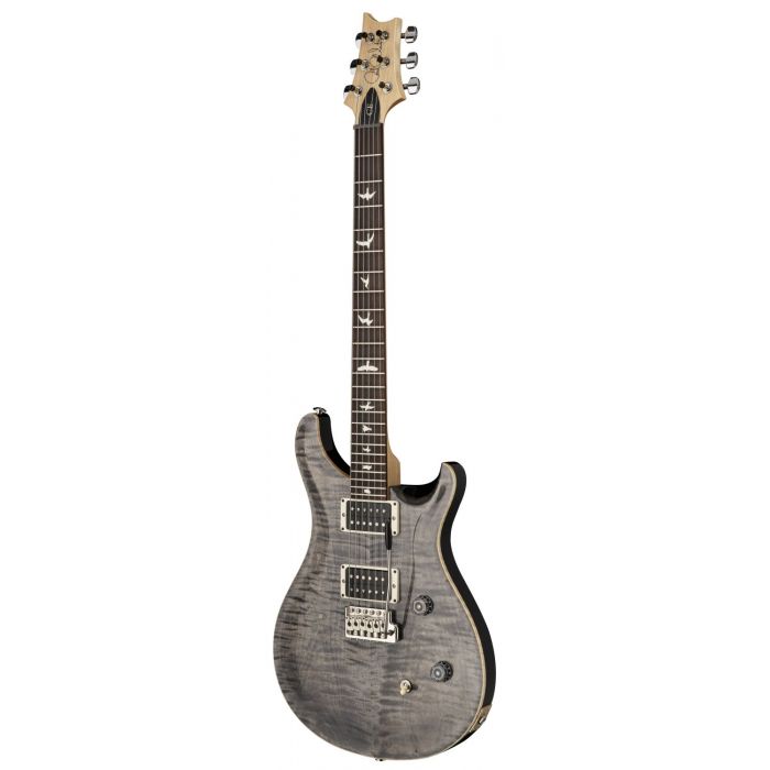 Front angled view of a PRS CE24 Electric Guitar, Faded Gray Black