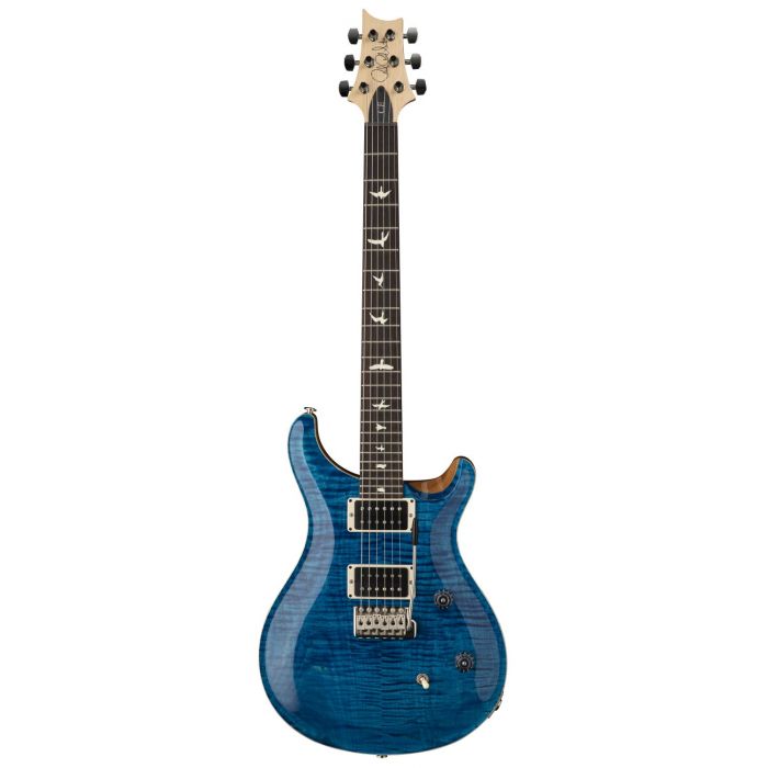 PRS CE24 Electric Guitar, Blue Matteo front view