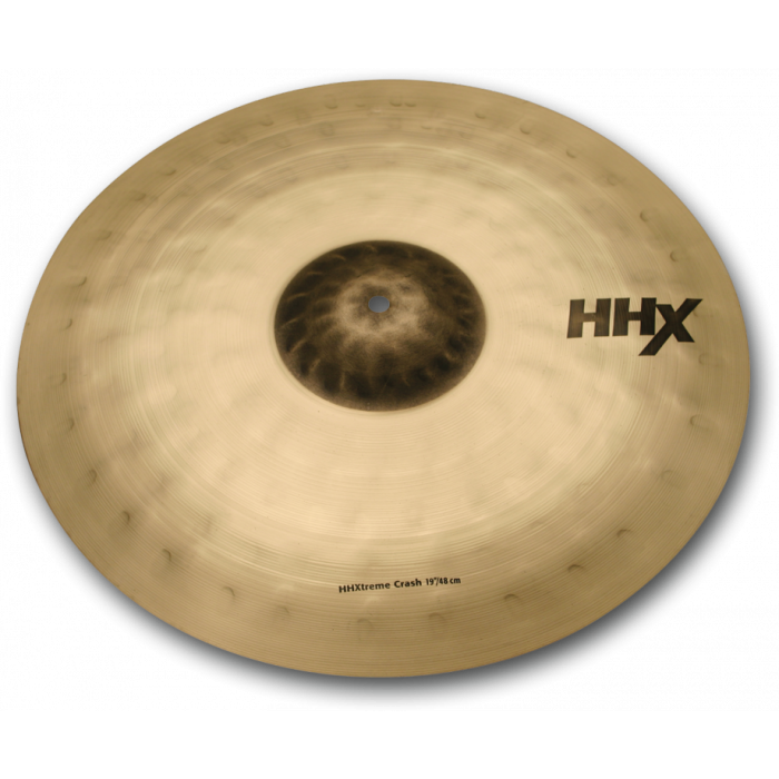 Full view of a Sabian HHX 19" X-treme Crash Cymbal