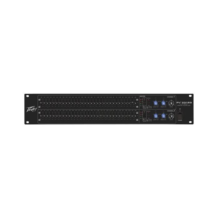 Peavey PV 231EQ Dual 31 Band Rack Mount Graphic Equalizer front