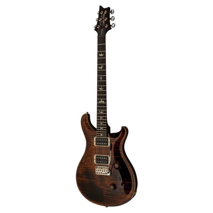 PRS Custom 24 Electric Guitar, Orange Tiger Finish right-angled view