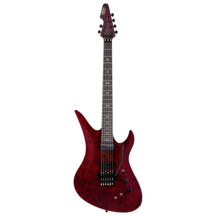 Schecter Avenger FR-S Electric Guitar, Red Reign front view