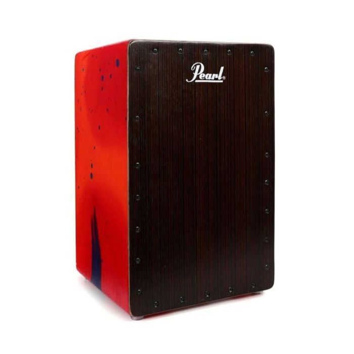 front view pearl cajon abstract red