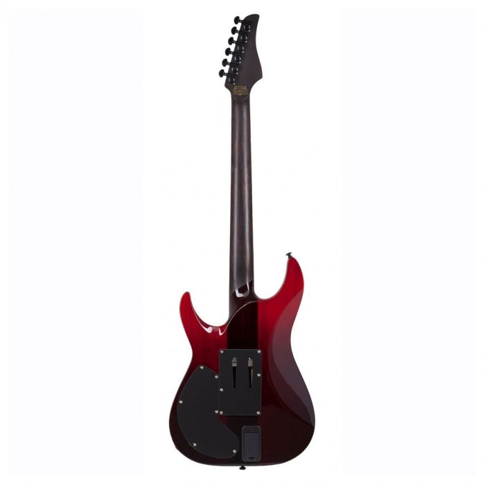 Back view of the Schecter Reaper-6 Elite FR-S, Bloodburst