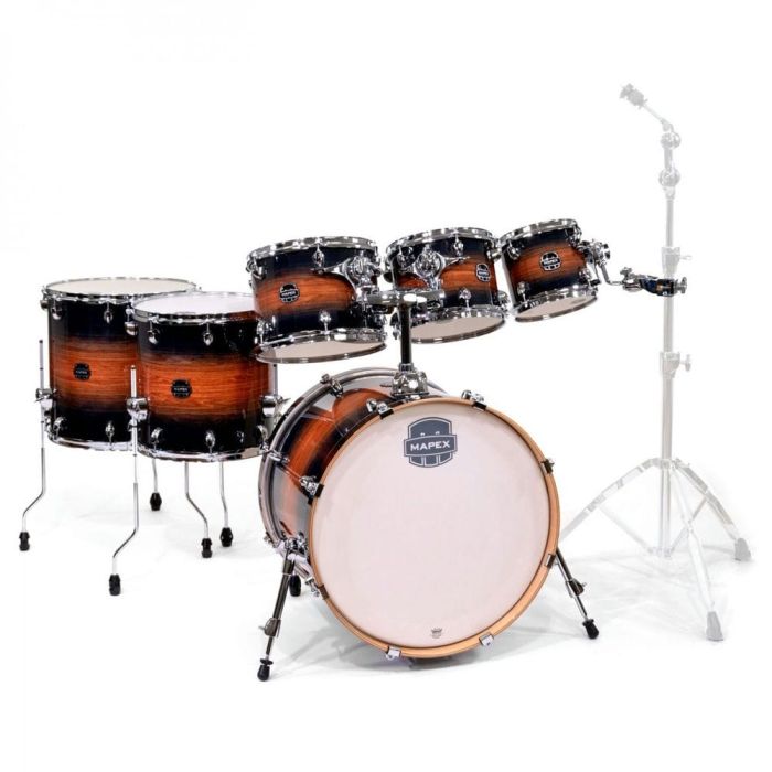 front view of mapex armory 6 piece shell pack