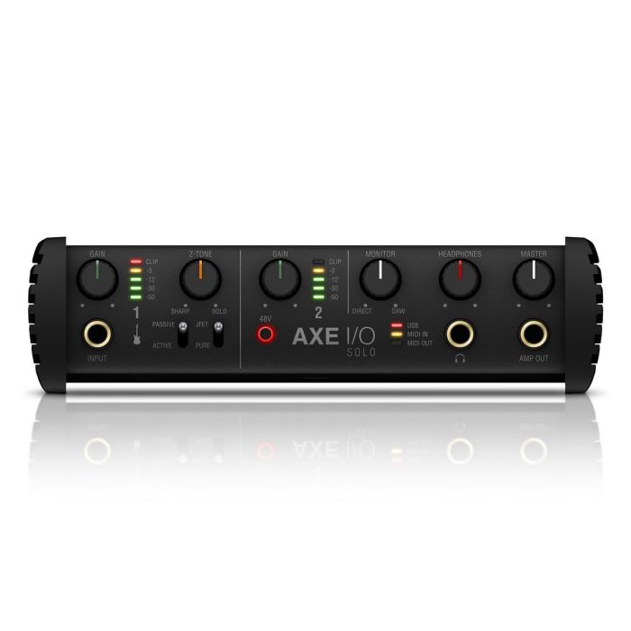 Overview of the IK Multimedia AXE I/O Solo USB Audio Interface