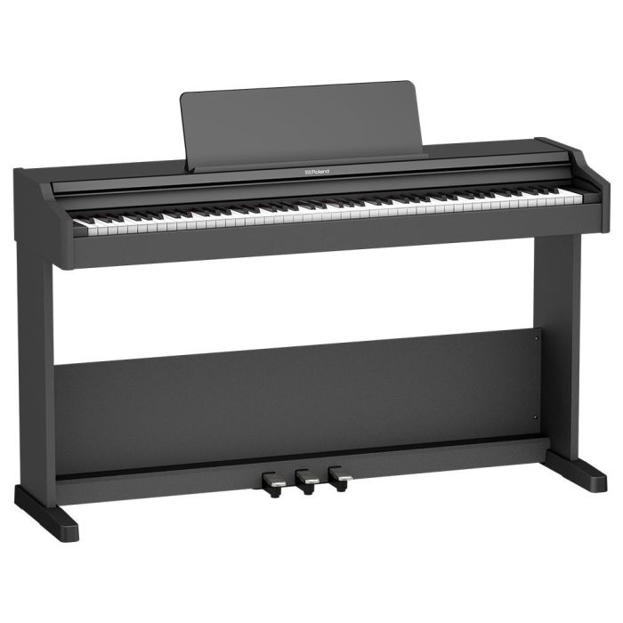 Angled view of the Roland RP107 Digital Piano