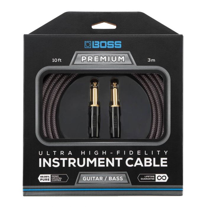 Overview of the Boss BIC-P10 Premium Instrument Cable 10 ft