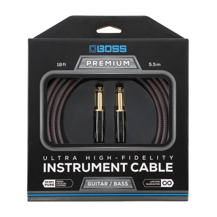 Overview of the Boss BIC-P18 Premium Instrument Cable 18 ft