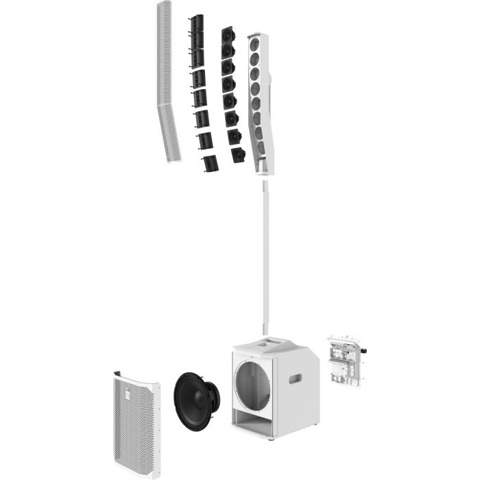 Electro-Voice Evolve 50M Portable Column Loudspeaker System, White Expanded Detail