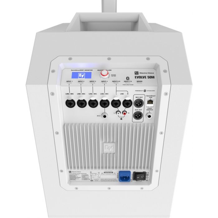 Electro-Voice Evolve 50M Portable Column Loudspeaker System, White Controls