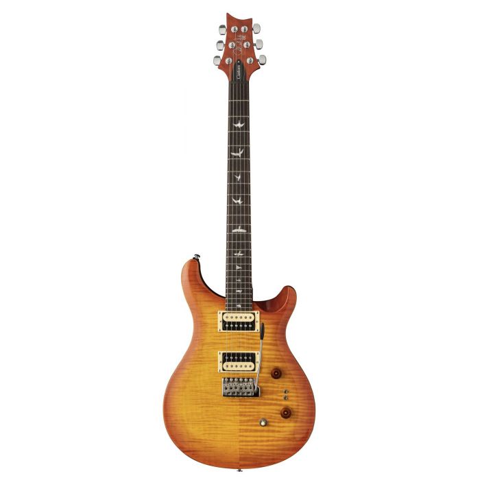 PRS SE Custom 2408 Guitar, Vintage Sunburst front view