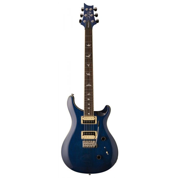 PRS SE Standard 24 Electric Guitar, Translucent Blue front view