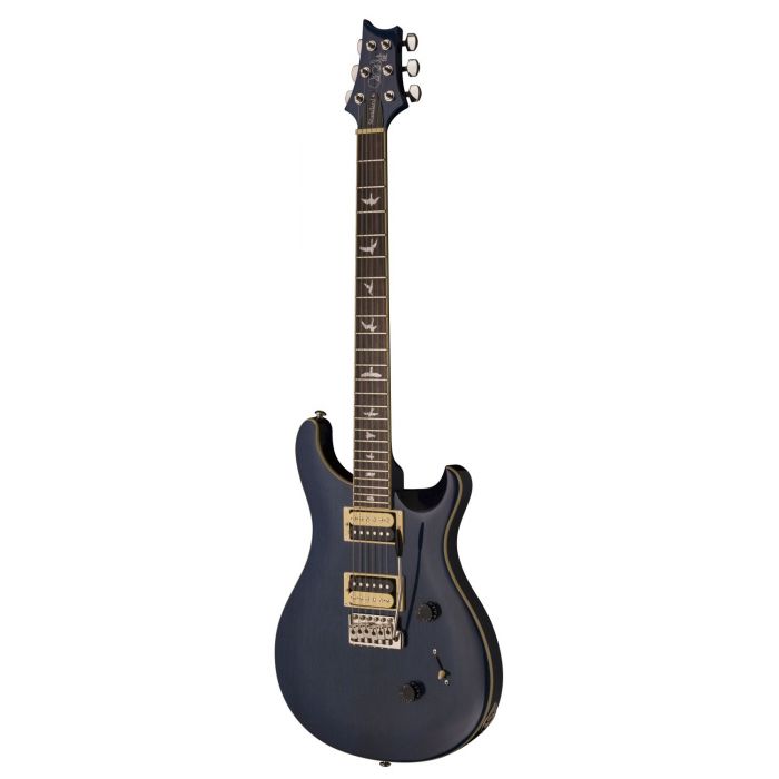 PRS SE Standard 24 Electric Guitar, Translucent Blue right angled view