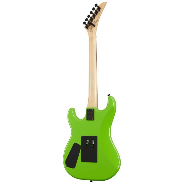 Full rear view of a Kramer Snake Sabo Baretta Outfit Electric Guitar, Green