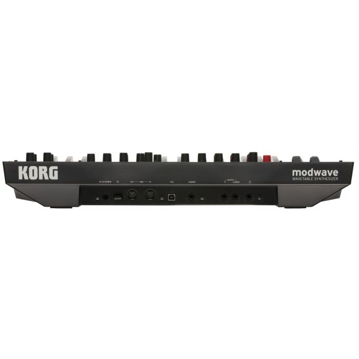 Rear panel view of a Korg Modwave Wavetable Synthesizer