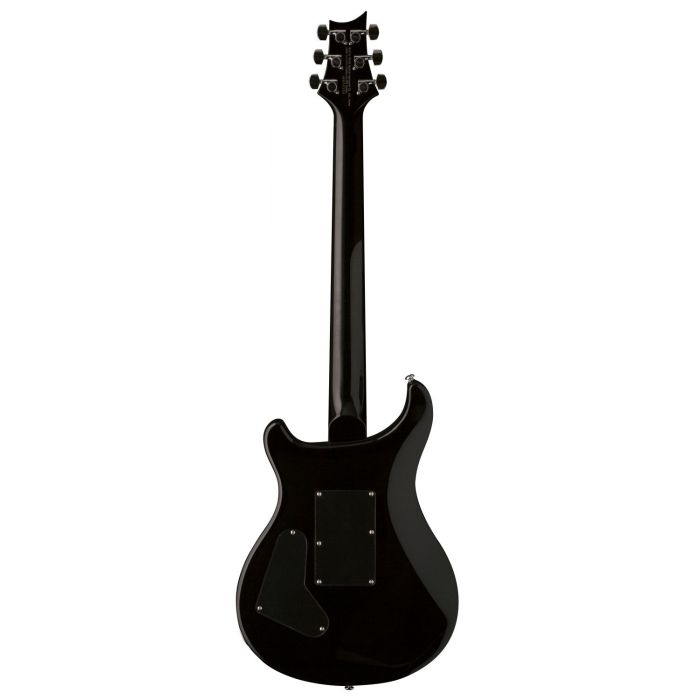 Rear view of a PRS SE Custom 24 Floyd Electric Guitar, Charcoal Burst
