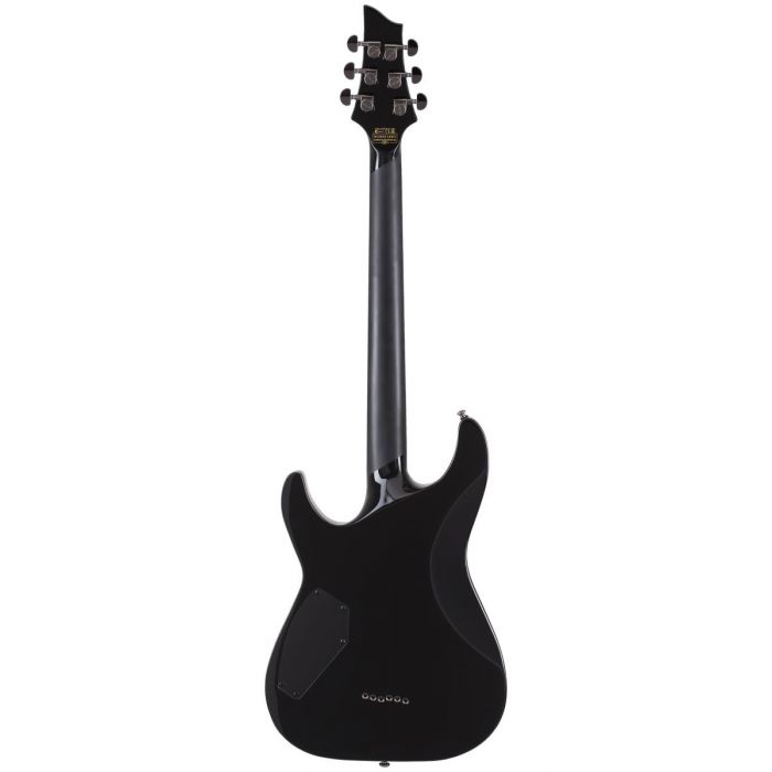 Back view of the Schecter C-1 Blackjack