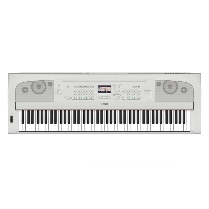 Yamaha DGX-670 Digital Grand Piano White Front