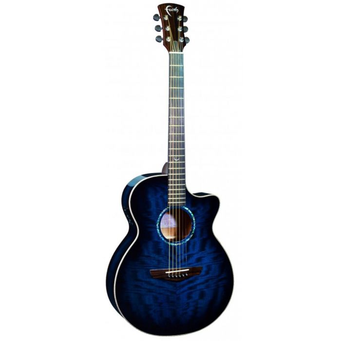 Faith Blue Moon Venus Electro Acoustic Guitar front view