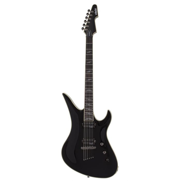 Front view of the Schecter Avenger Blackjack
