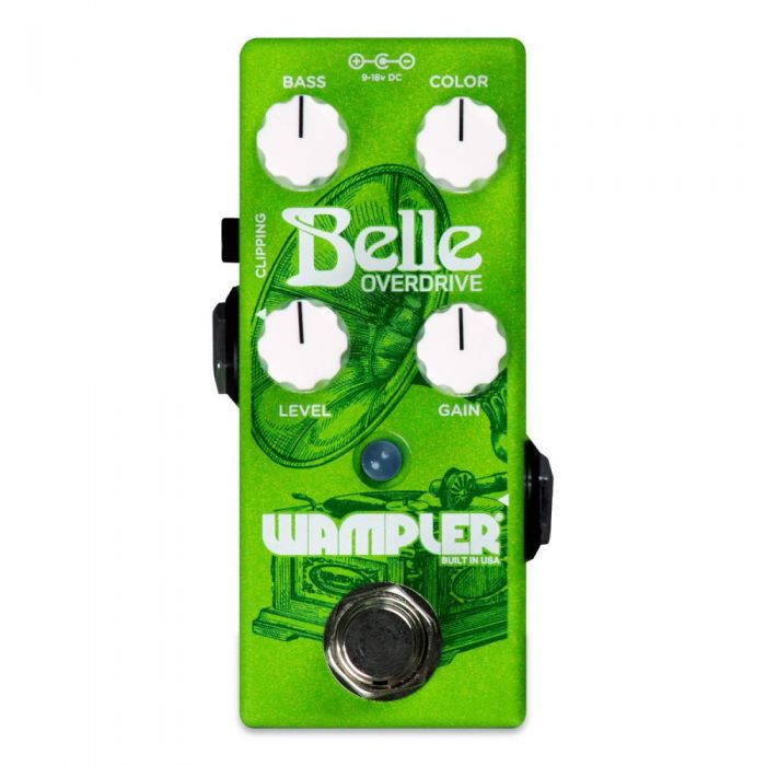 Wampler Belle Overdrive Pedal top down view