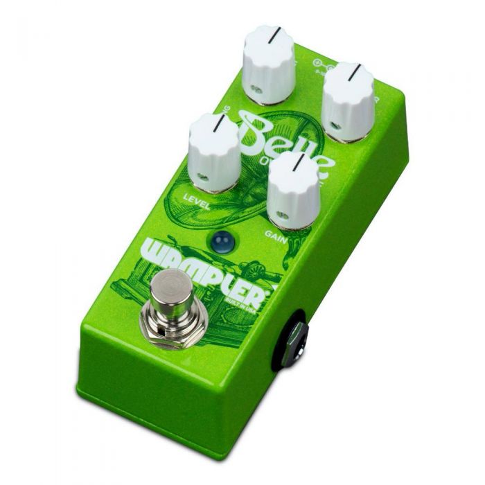 Front left--angled view of a Wampler Belle Overdrive Pedal