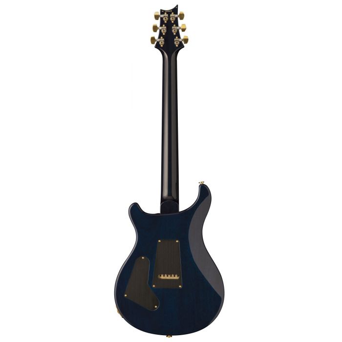 Full rear view of a PRS Custom 2408 Electric Guitar, Cobalt Blue