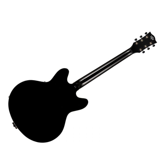 Vox Bobcat V90 Semi Hollow Guitar with Bigsby in Jet Black Back
