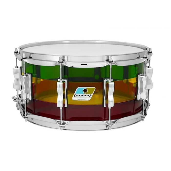 Ludwig Limited Edition Vistalite 14 x 6.5 Snare Drum in Island Sunset front