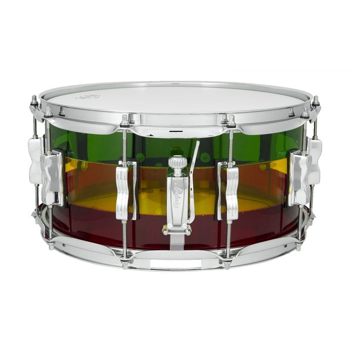 Ludwig Limited Edition Vistalite 14 x 6.5 Snare Drum in Island Sunset side