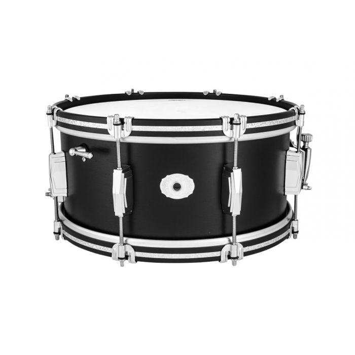 Ludwig Legacy Mahogany 14x6.5 Black Cat Snare Drum Front