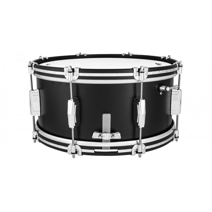 Ludwig Legacy Mahogany 14x6.5 Black Cat Snare Drum Side